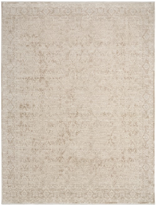 9' X 12' Ivory Grey Rectangle Rug