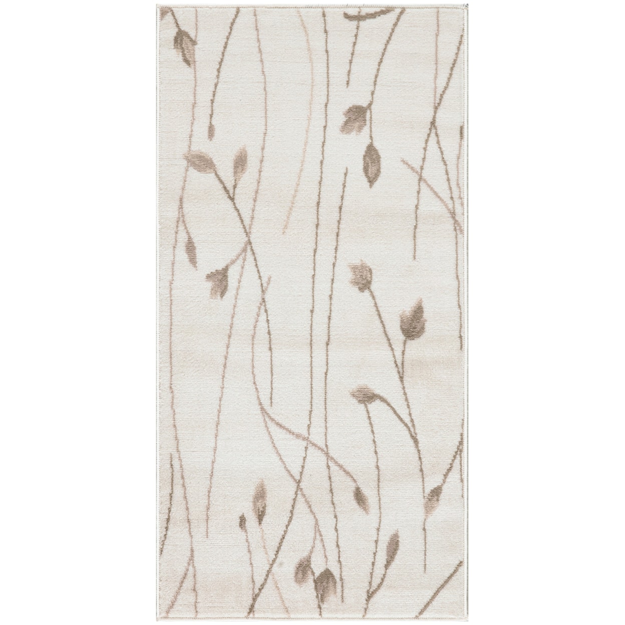 Nourison Grafix 2' x 4' Ivory Beige Modern Rug