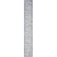 2'2" x 12' Blue Grey Rug