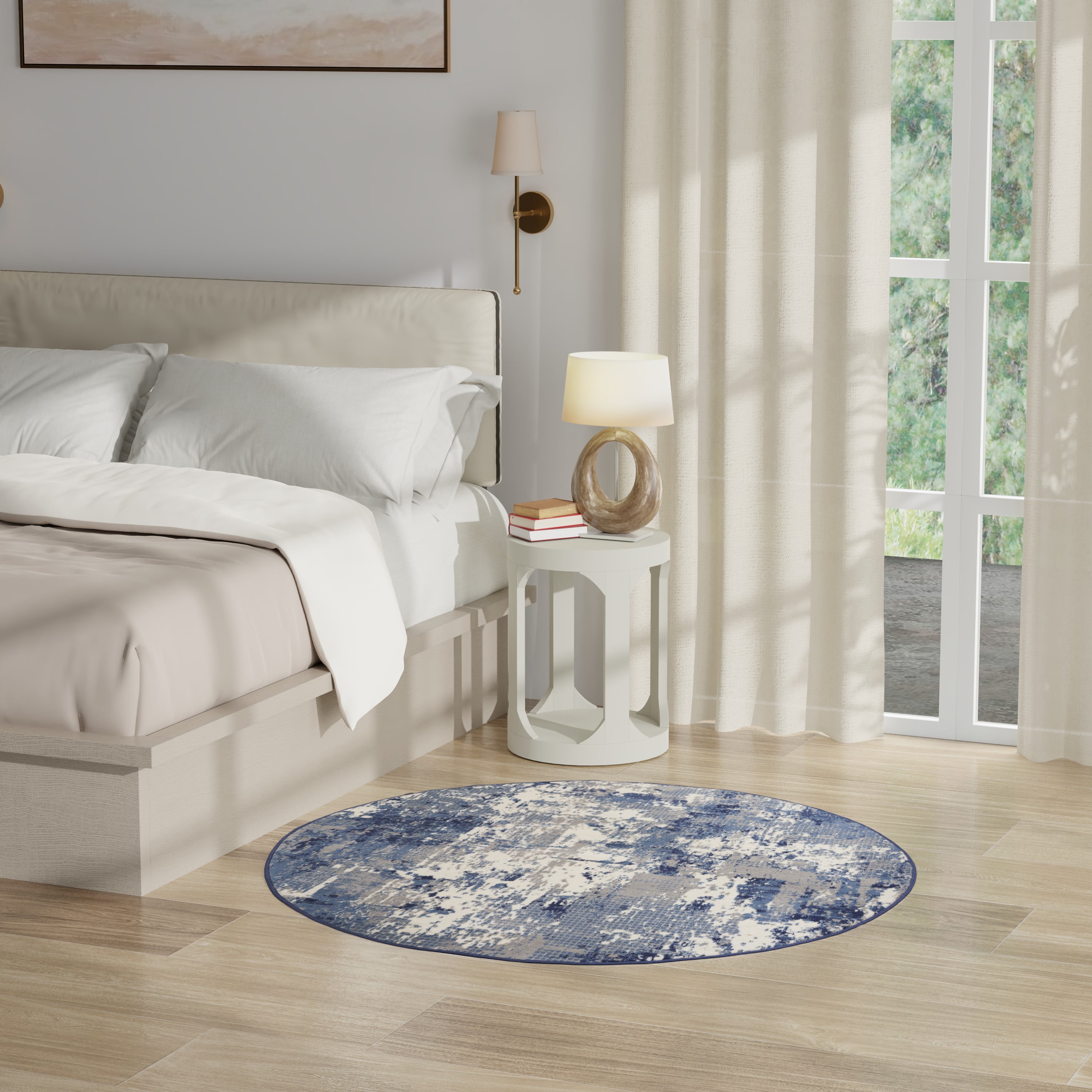 Nourison Grafix 5'3" Round  Rug