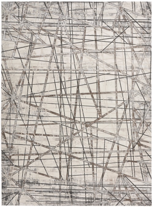 9' x 12' Grey Silver Rectangle Rug