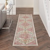 Nourison Passion 2'2" x 12' Ivory Pink Bohemian Rug