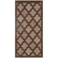 Easy Care 2' X 4' Brown Modern Rug