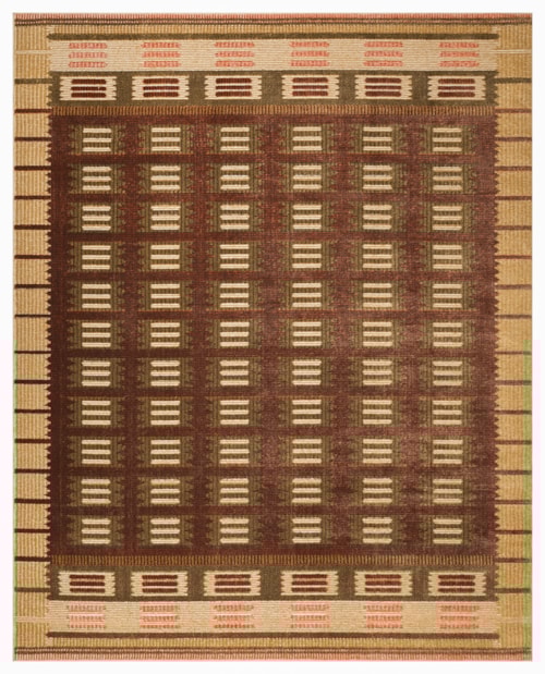 8' X 10' Rust Rectangle Rug