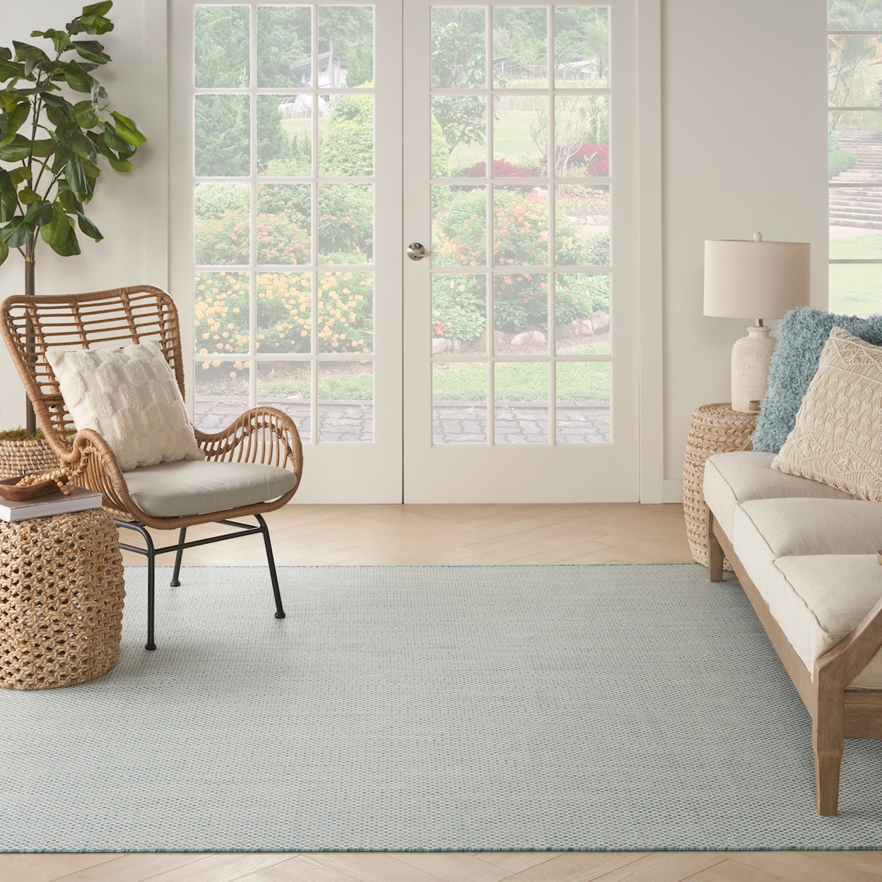 Nourison Courtyard 6' x 6'Square  Rug