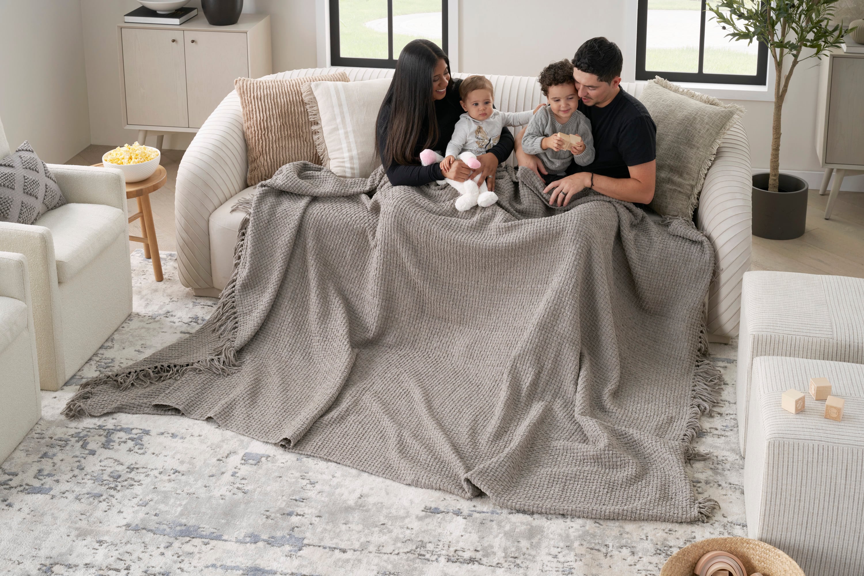 Nourison Lifestyle 70" x 103" Throw blankets