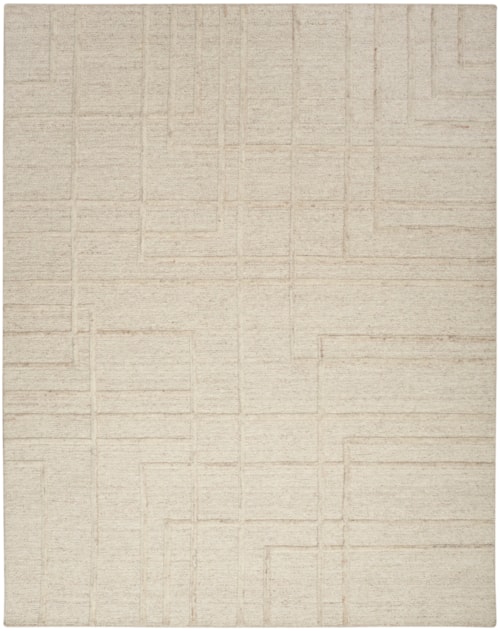 7'9" X 9'9" Sand Rectangle Rug