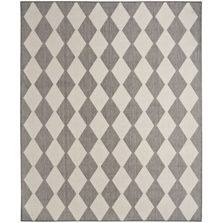 7' x 10' Charcoal Modern Rug