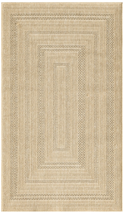 3' X 5' Taupe Grey Rectangle Rug