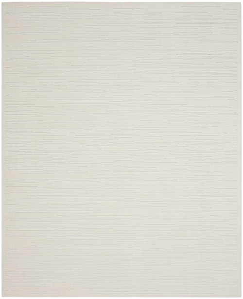 7'10" X 9'10" Ivory Rectangle Rug