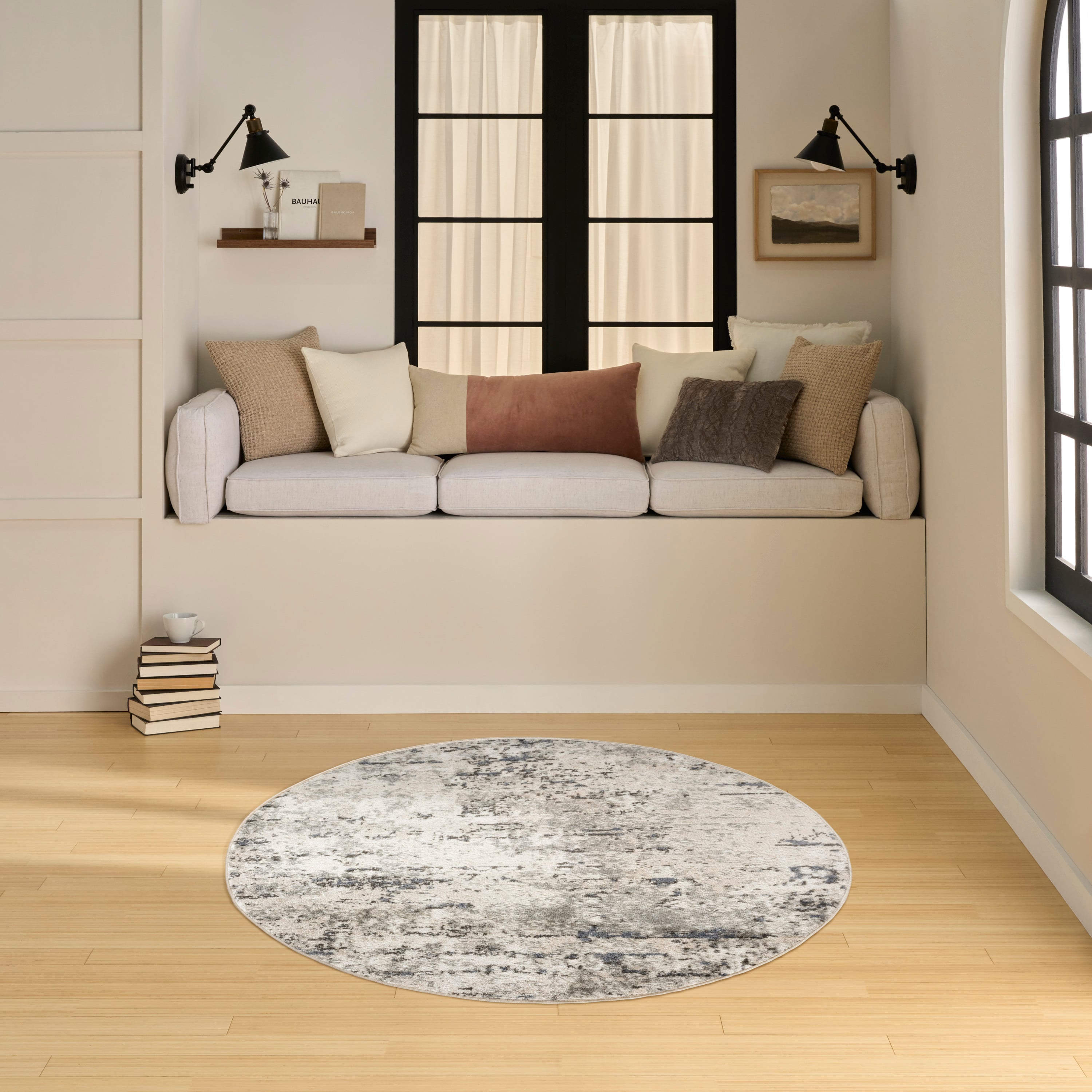 Nourison Quarry 4' Round  Rug
