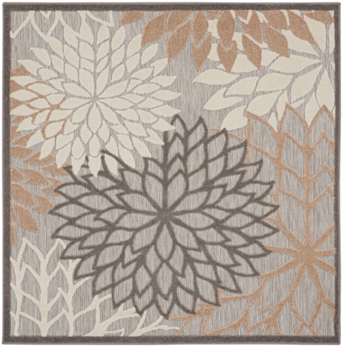 5'3" Square Natural Rug