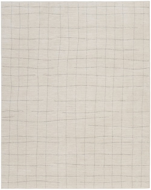 9' x 12' Ivory Grey Rectangle Rug