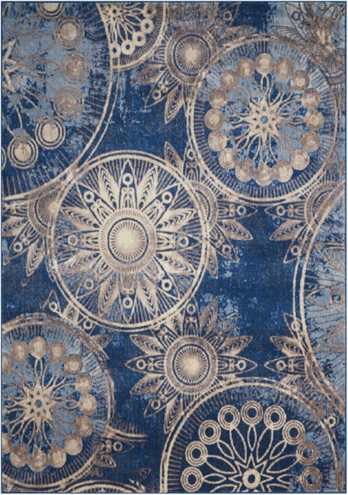 3'6" x 5'6" Denim Rectangle Rug