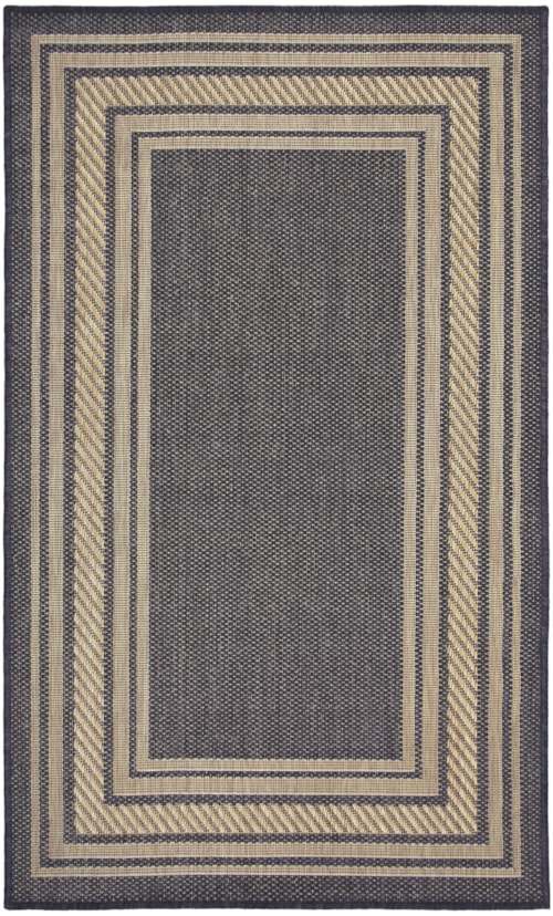 3' X 5' Charcoal Rectangle Rug