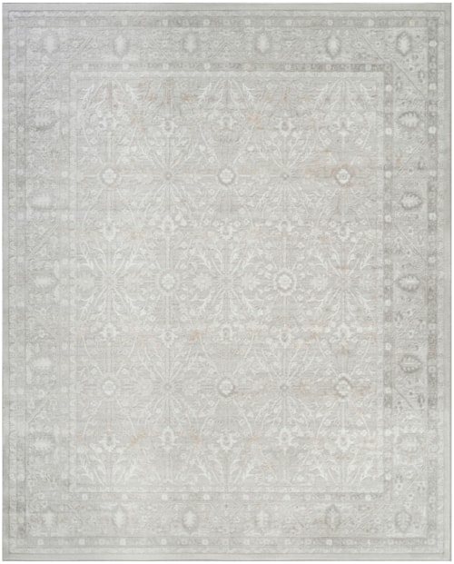 7'10" X 9'10" Grey Rectangle Rug