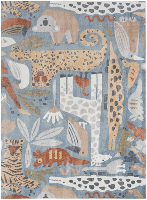 9' X 12' Multicolor Rectangle Rug