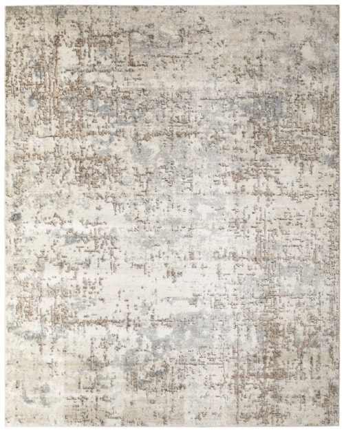 7'10" X 9'10" Ivory Beige Rectangle Rug