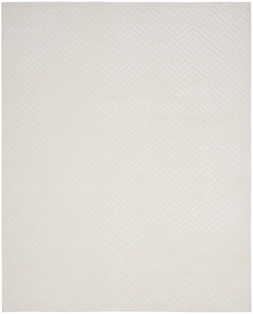 9'2" X 12' Ivory Rectangle Rug