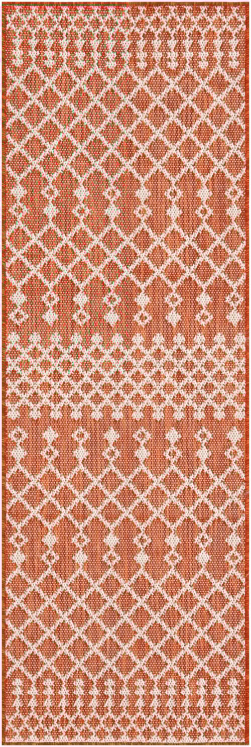 2' X 6' Terracotta Runner Rug