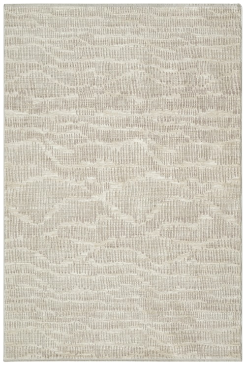 3'11" X 5'11" Ivory Silver Rectangle Rug