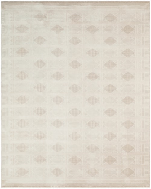 8' X 10' Ivory Beige Rectangle Rug
