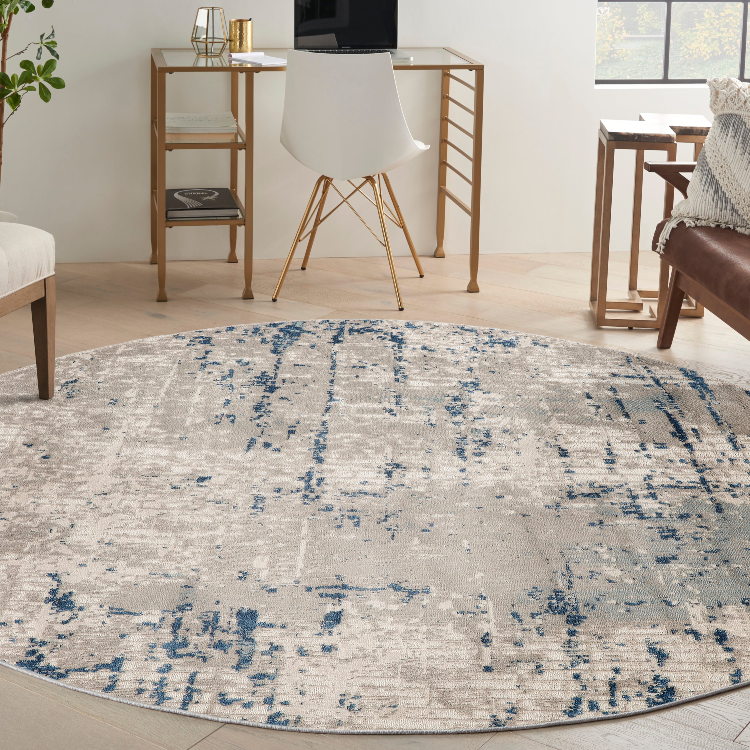 Nourison Quarry 7’10” x Round  Rug
