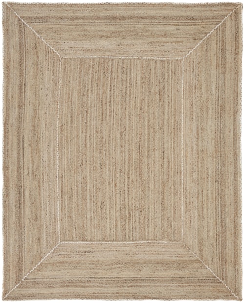 8' X 10' Natural Grey Rectangle Rug