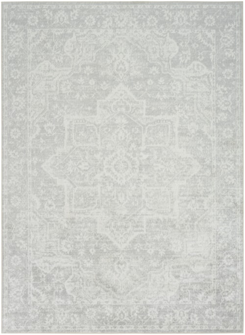 4' X 6' Grey Rectangle Rug