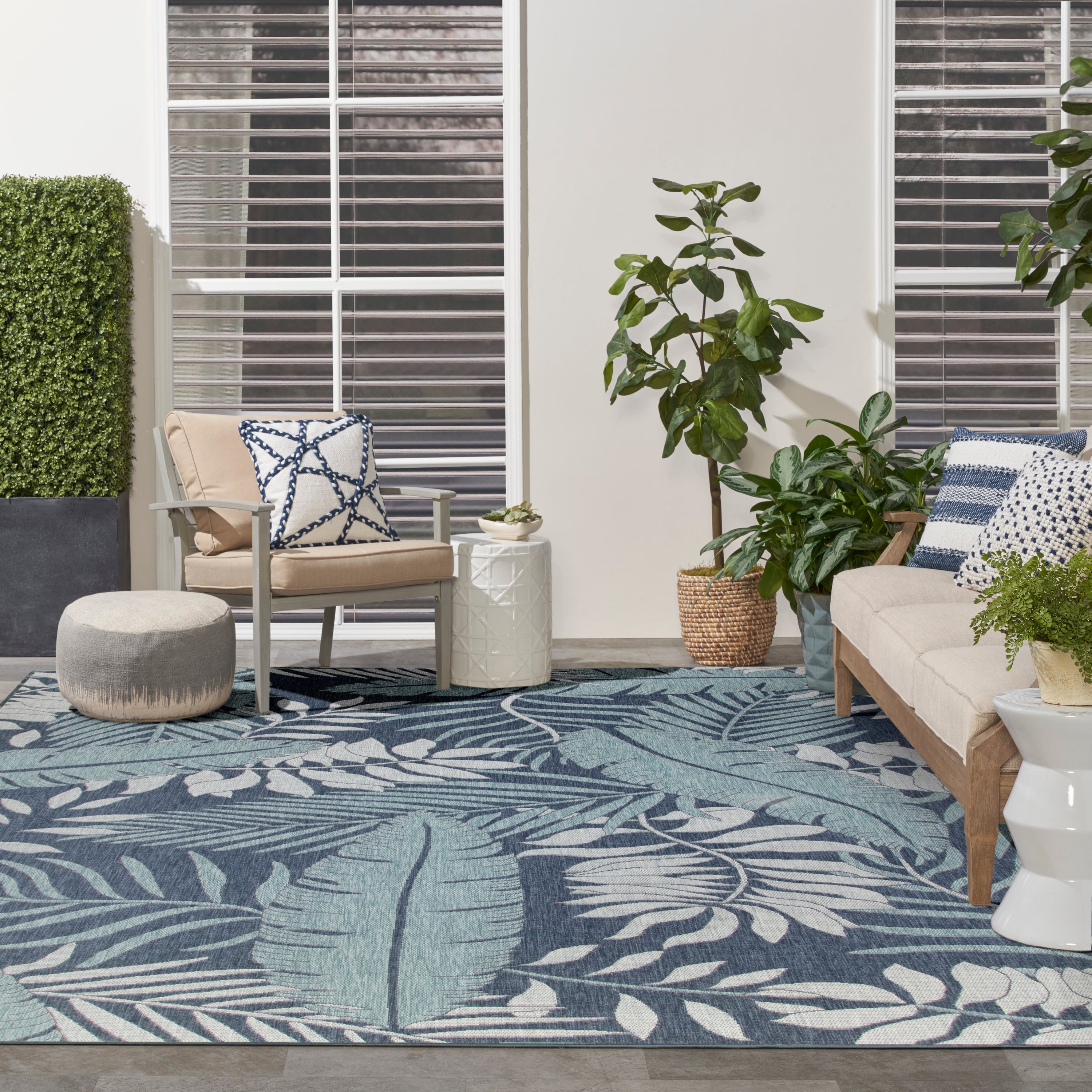 Nourison Garden Oasis 9' x 12'  Rug
