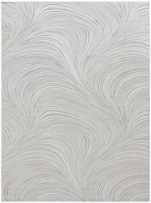 7'10" X 9'10" Grey Rectangle Rug