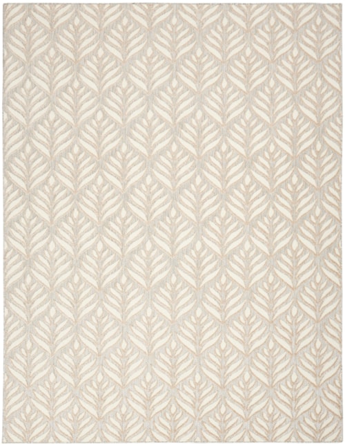 7' x 10' Ivory/Grey Rectangle Rug