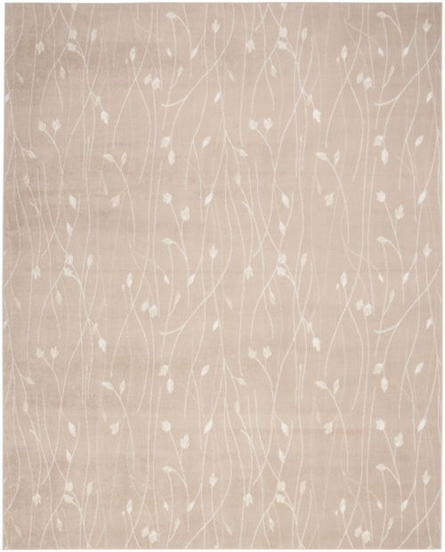 5'3" x 7'3" Beige Rectangle Rug