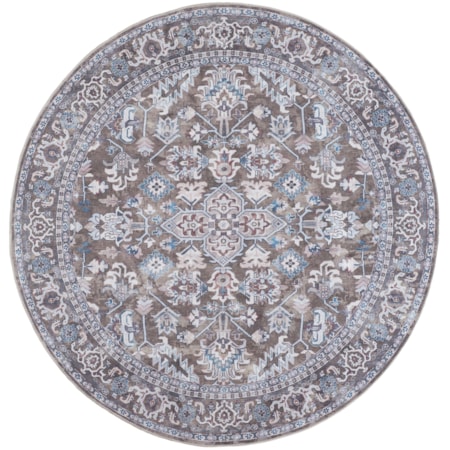 7'10" Round  Rug