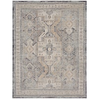 12 x 15.9 Rectangle Ivory Charcoal Rug