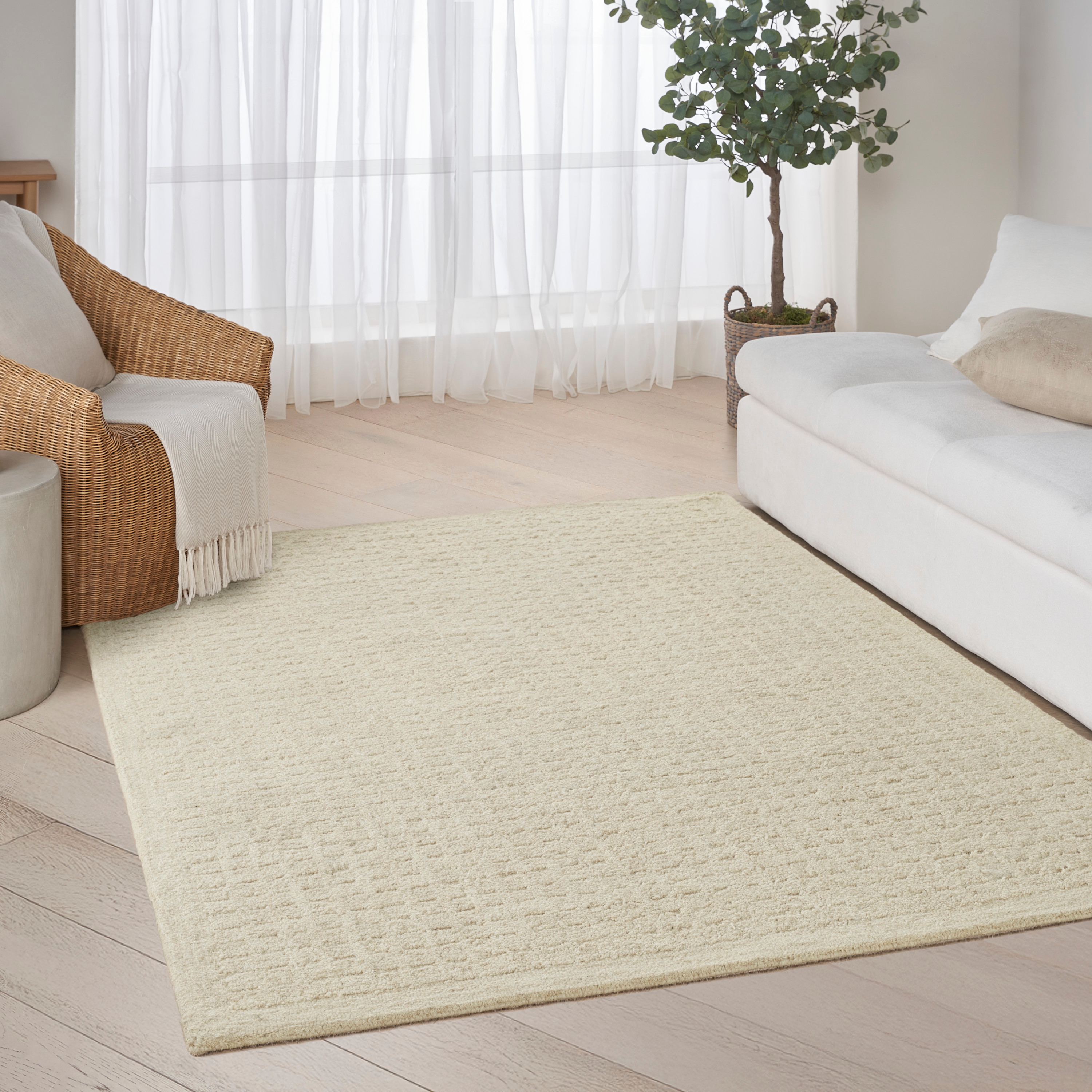 Nourison Pure Grids 5'3" X 7'3"