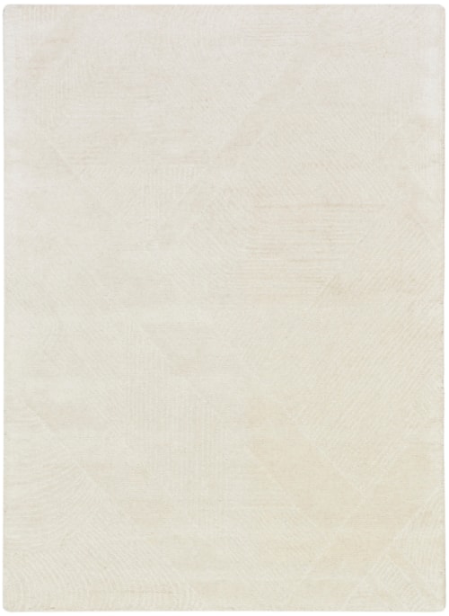 5'3" X 7'3" Ivory Rectangle Rug