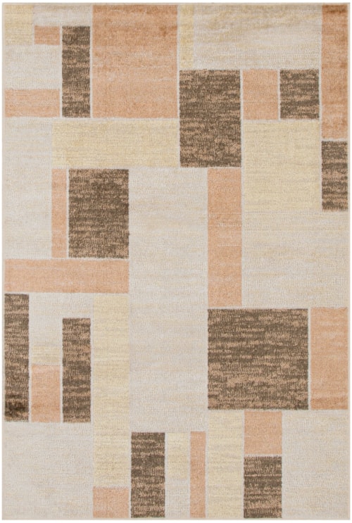 Astra Machine Washable 2'2" X 4' Beige Multicolor Modern Indoor Rug