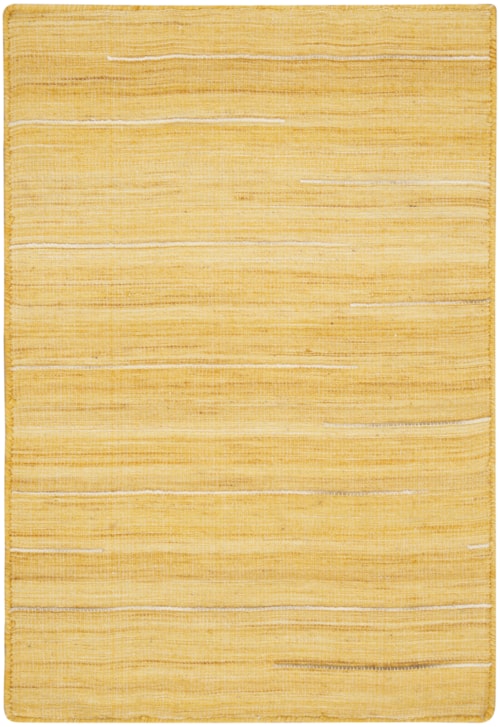 2' X 3' Yellow Rectangle Rug