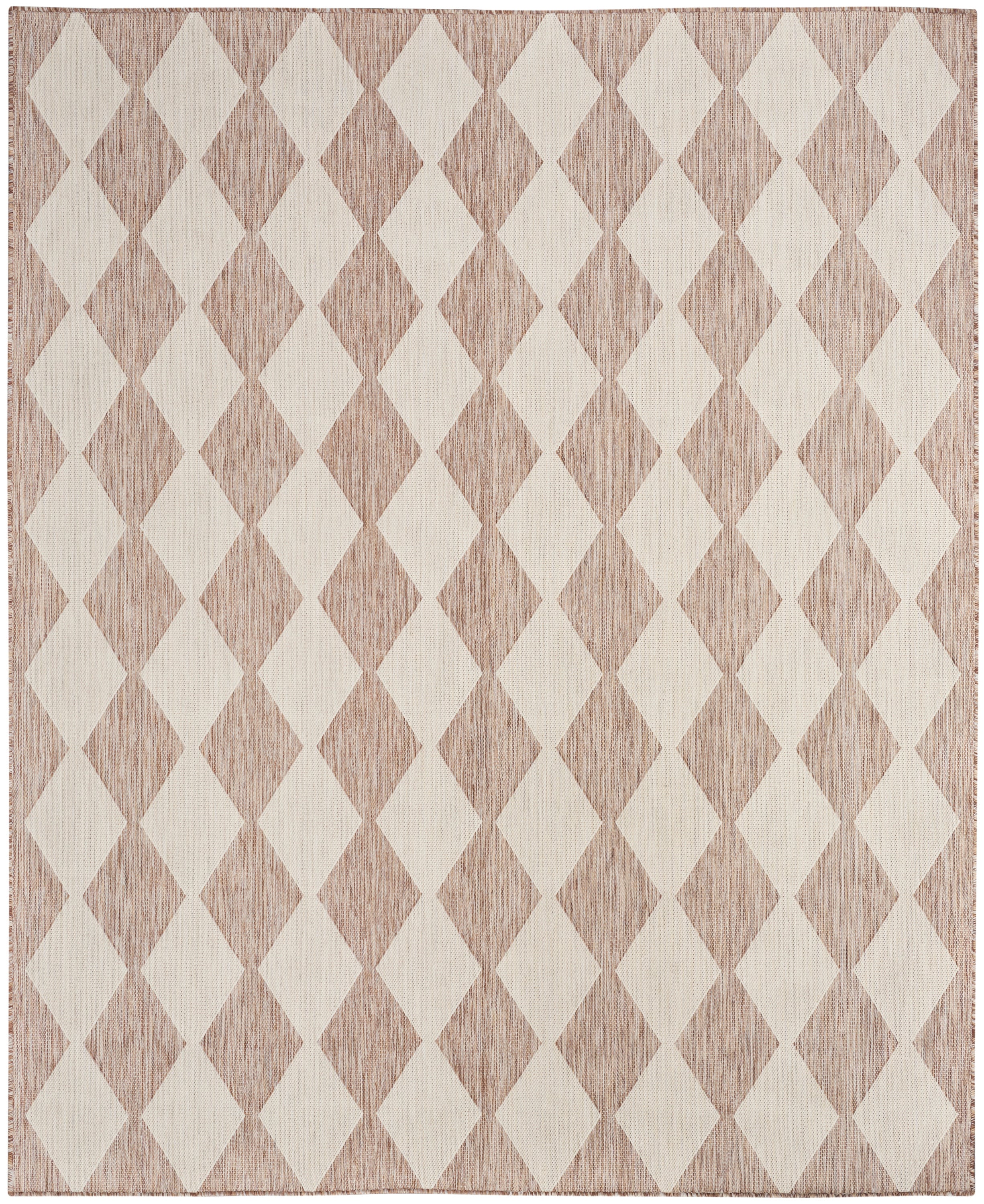 9' x 12' Beige Modern Rug
