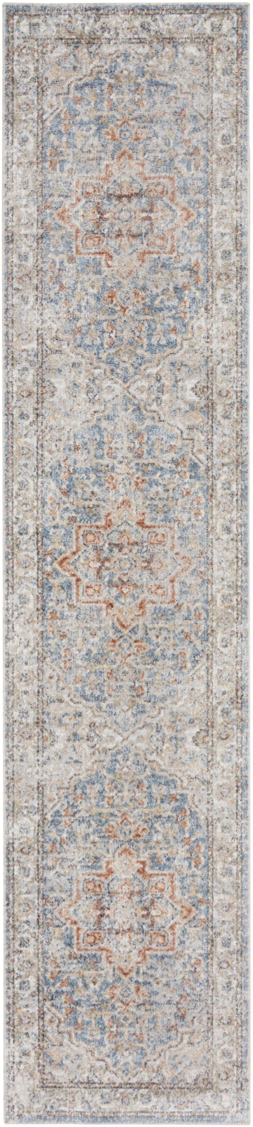 2'2" x 10' Denim Multi Runner Rug