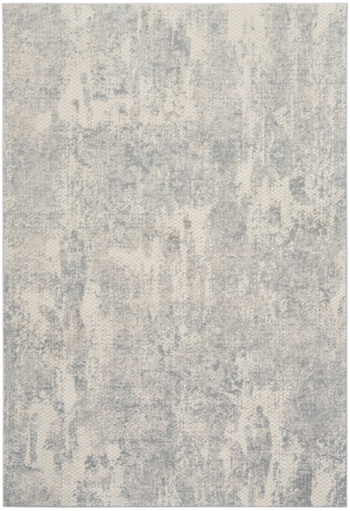 3'11" X 5'11" Light Grey Rectangle Rug
