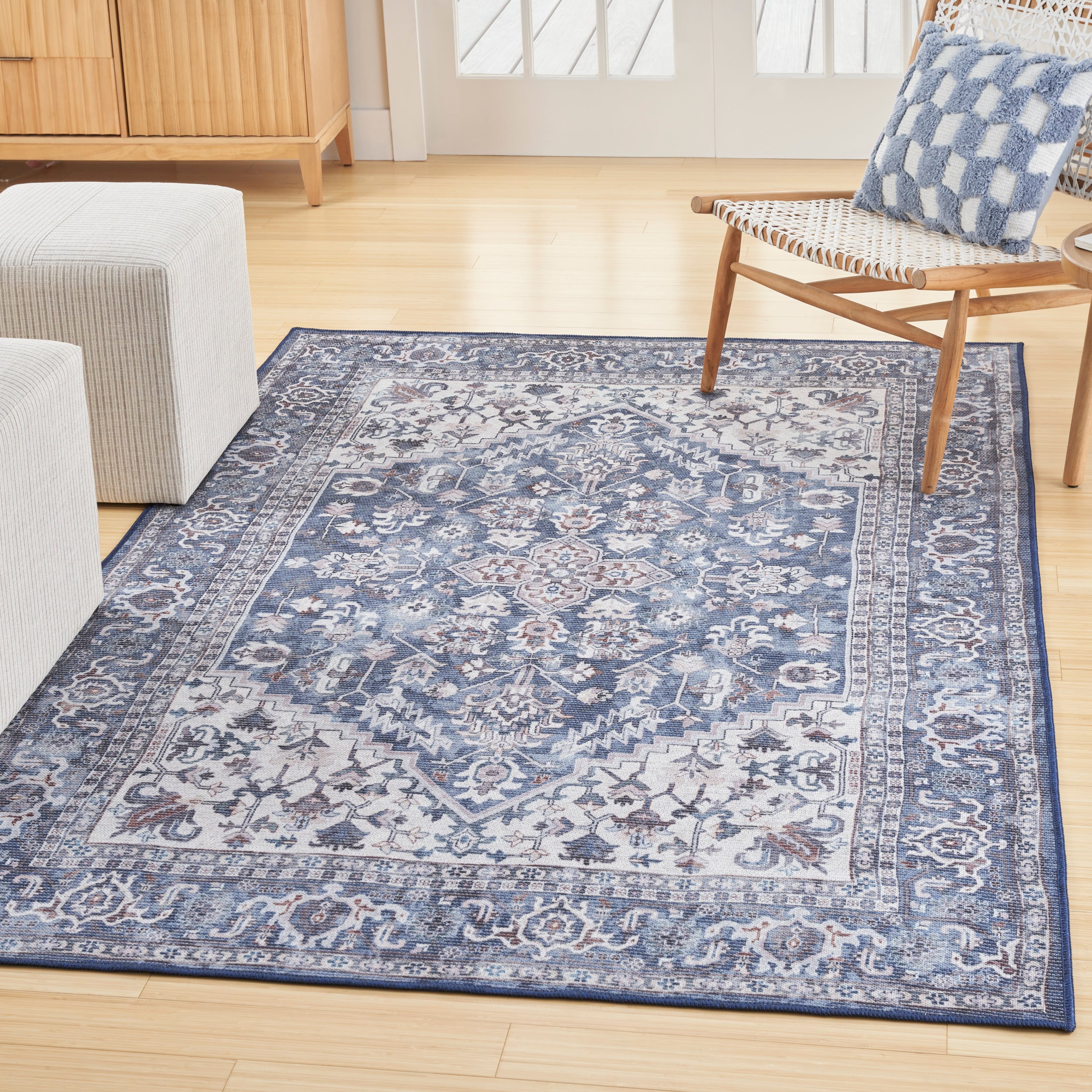 Nourison Machine Washable Series 1 5'3" x 7'3"  Rug