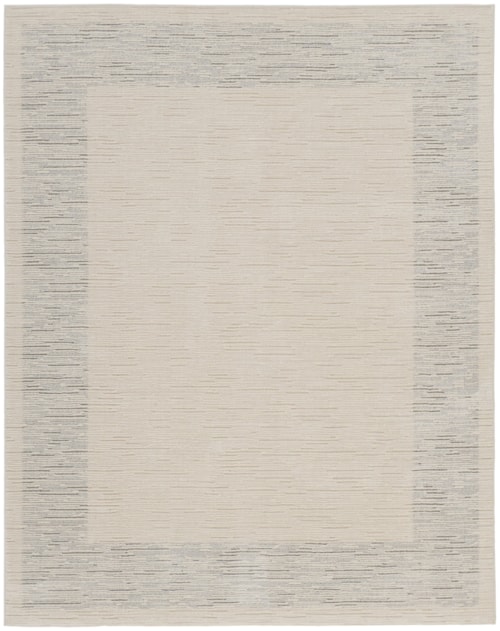 5'3" x 7'3" Ivory Grey Rectangle Rug