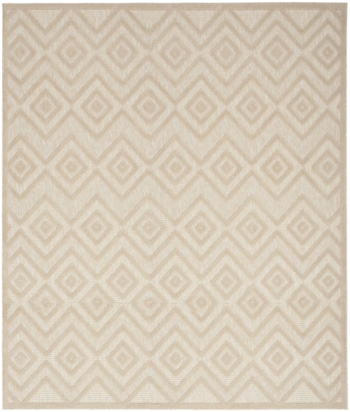 Versatile 8' X 10' Cream Modern Rug