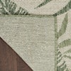 Nourison Garden Oasis 9' x 12' Ivory Green Outdoor Rug