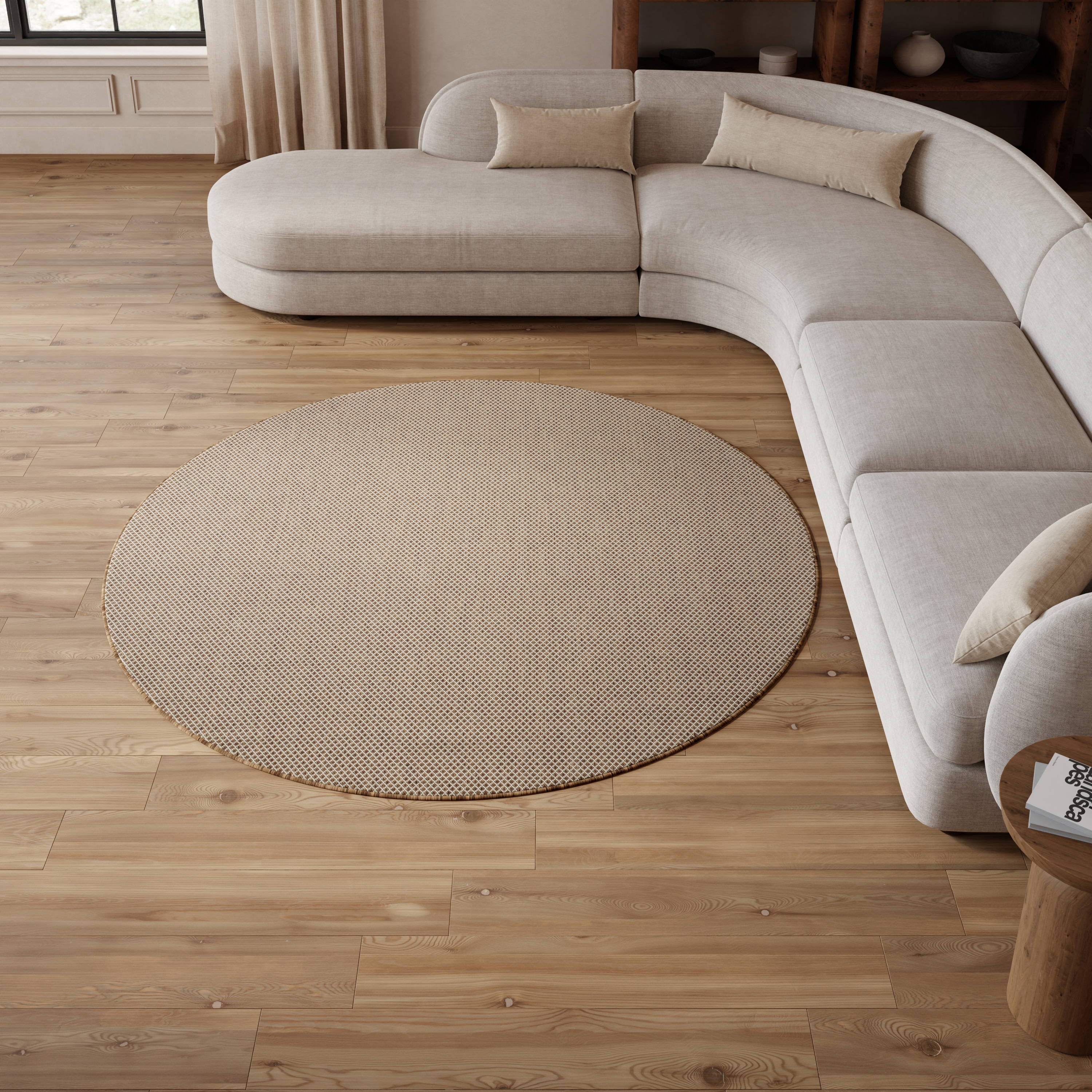 Nourison Courtyard 5' X Round