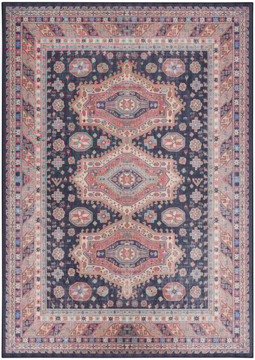 3'9" x 5'9" Navy Rectangle Rug