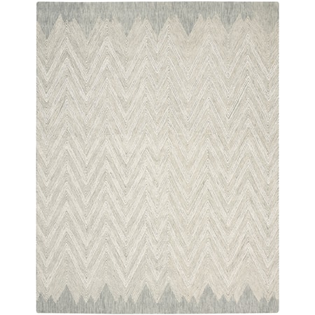 7'9" x 9'9" Teal Modern Rug