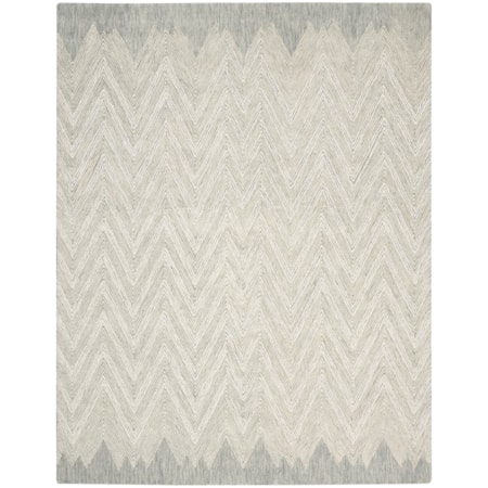 7'9" x 9'9" Teal Modern Rug